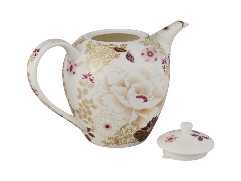 Maxwell & Williams Kimono Teapot White Gift Boxed - 1.1L