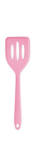Cuisena Silicone Mini Slotted Turner - Pink - 21x5.5cm