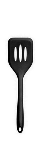 Cuisena Silicone Mini Slotted Turner - Grey - 21x5.5cm