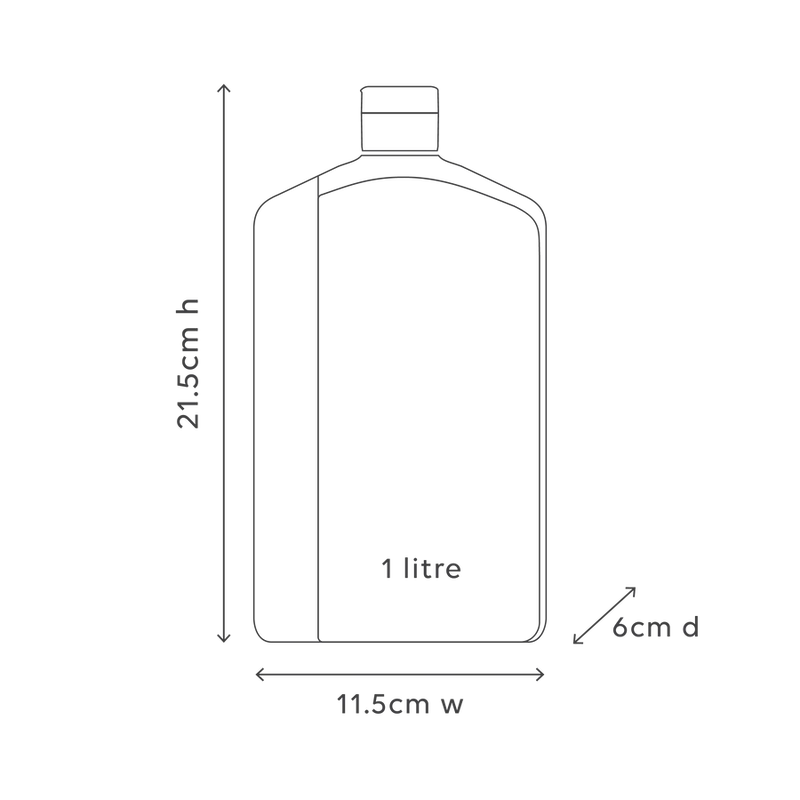 al.ive Hand & Body Wash Refill 1L - Coconut & Wild Orange (Made in Australia)
