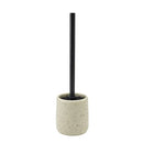Porto Reactive Glaze Stoneware Perry Bathroom Toilet Brush Holder Oat