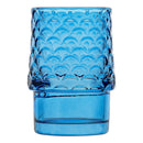 Porto 4pc Mare Fish-Shaped Soda Lime Glass Tumblers 210ml - Blue
