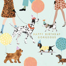 Happy Birthday Gorgeous - Card 15.5x15.5cm