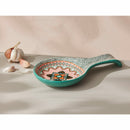 Casa Domani Pelagie Spoon Rest - Teal/Terracotta