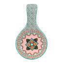 Casa Domani Pelagie Spoon Rest - Teal/Terracotta
