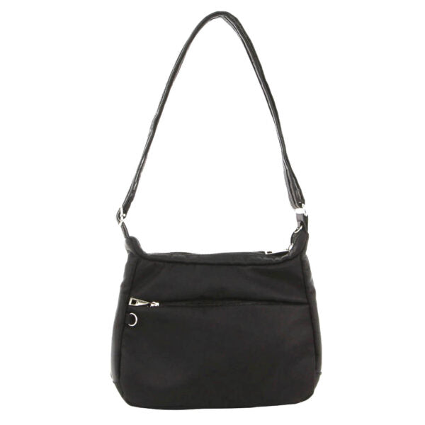 Pierre Cardin Nylon Anti - Theft Cross Body Bag - Black