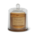 Le Desire Aromatherapie Florale Soy Candle With Glass Dome Lid & Timber Wick - Purple Lotus - 283gr