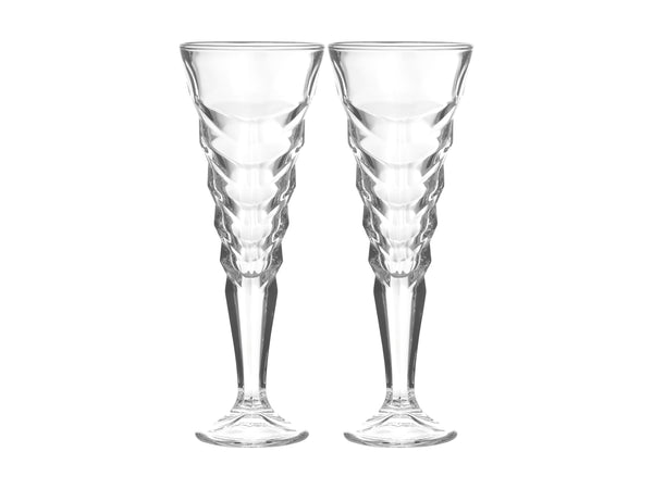 Maxwell & Williams Cocktail & Co Mixologist Champagne Flute 180ML Set of 2 - Glacier