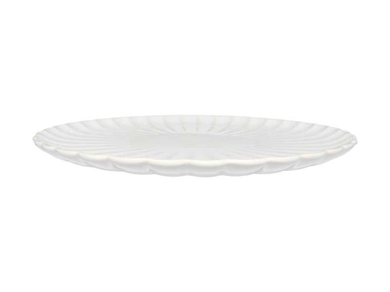 Casa Domani  Solare Round Platter 33cm - Cream