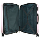 Pierre Cardin Hard Shell 4 Wheel Suitcase - Cabin - Rose - Expandable