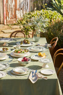 Casa Domani Rosetta Rim Side Plate Antique Green - 20cm