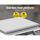 Emajin Scales Digital Kitchen 40KG Weighing Scales Platform Scales LCD White