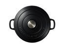 Maxwell & Williams Cast Iron Round Casserole Black 26cm / 4L Gift Boxed