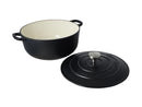 Maxwell & Williams Cast Iron Round Casserole Black 28cm / 6.2L Gift Boxed