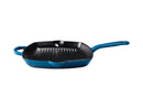 Maxwell & Williams Cast Iron Grill pan Midnight Blue 26cm Gift Boxed