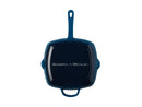 Maxwell & Williams Cast Iron Grill pan Midnight Blue 26cm Gift Boxed