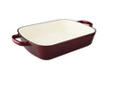 Maxwell & Williams Cast Iron Roaster Merlot 34x26cm / 5L Gift Boxed