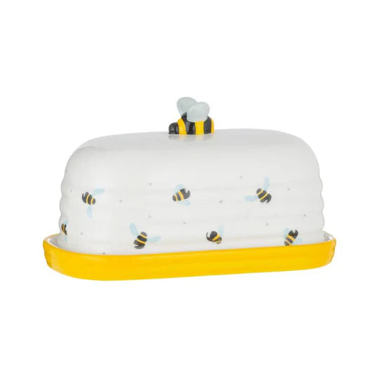 Price & Kensington Sweet Bee Butter Dish - 9.6x17.6x10cm