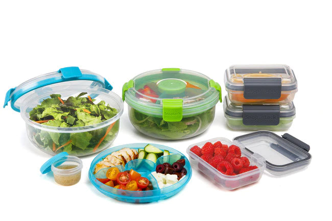 Progressive SnapLock 3pc Salad Snap & Go Container