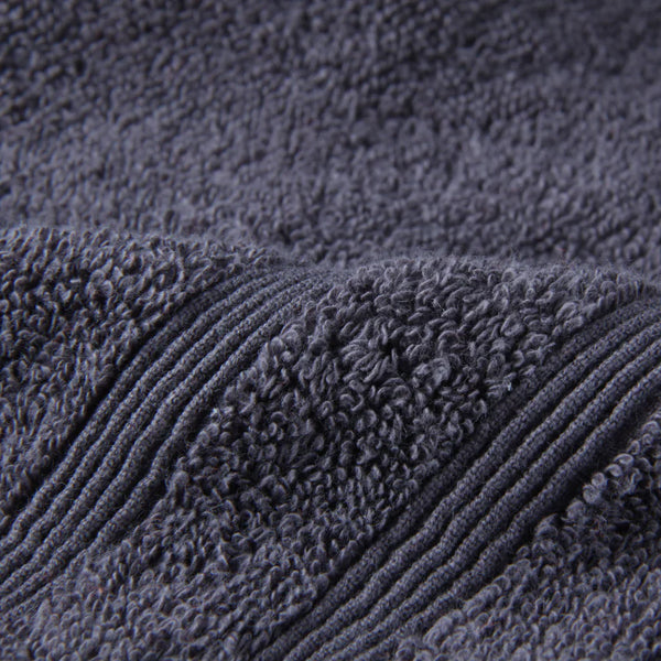 Pure Zone Sanctuary Egyptian Cotton Bath Towel - Charcoal - 70x140cm