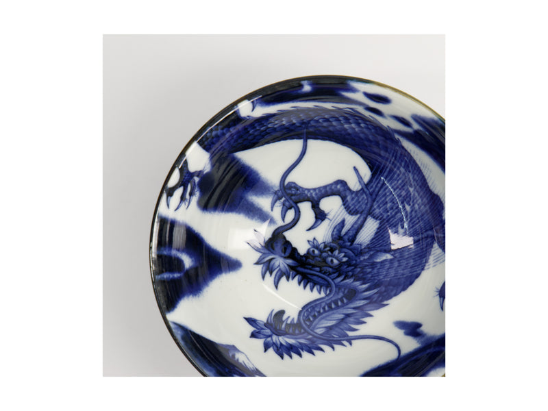 Tokyo Design Japonism Small Tayo Bowl 12x6cm - Blue Dragon