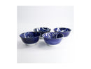 Tokyo Design Japonism Mixed Bowl 4pc Giftset - 14cm Blue - Gift Boxed - Made In Japan