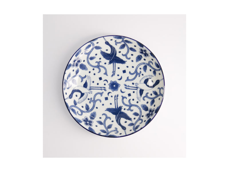 Tokyo Design Tokyo Blue Maizuru Round Plate Blue - 21cm