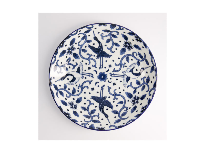 Tokyo Design Tokyo Blue Maizuru Round Plate Blue -  25cm