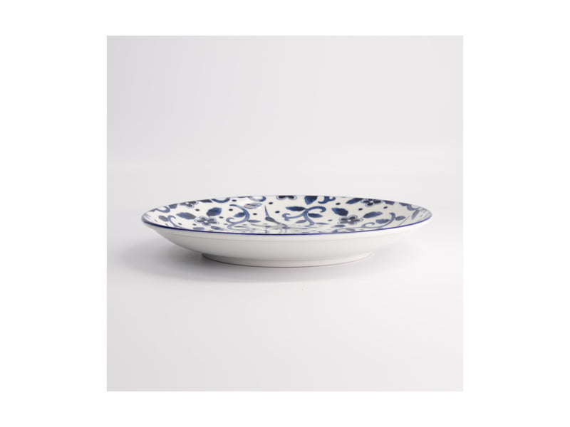 Tokyo Design Tokyo Blue Maizuru Round Plate Blue -  25cm