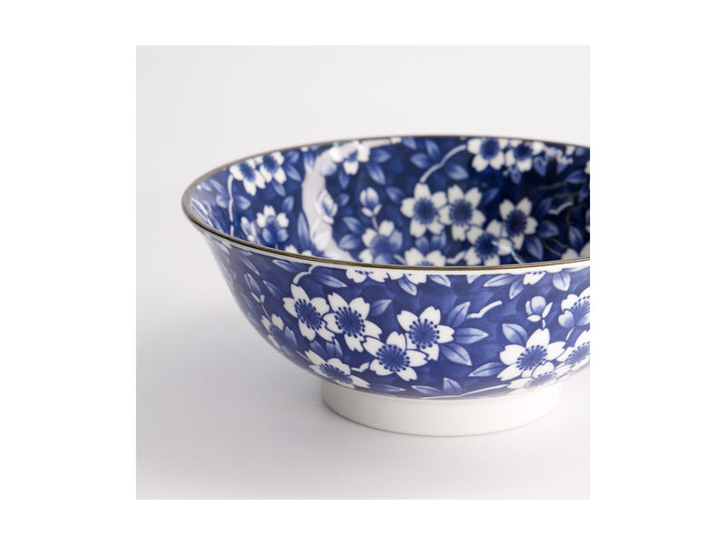 Tokyo Design Tokyo Blue Sakura Ramen Bowl Blue - 21x8.5cm