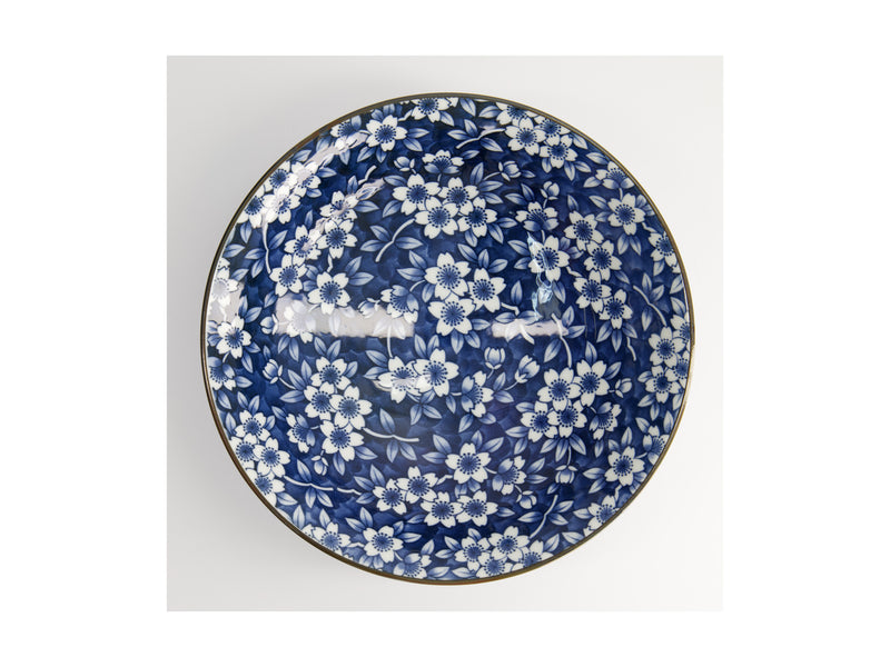 Tokyo Design Tokyo Blue Sakura Ramen Bowl Blue - 25x7cm