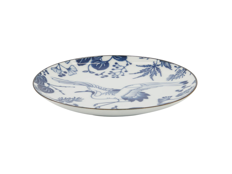 Tokyo Design Flora Japonica Plate 16cm -  Crane
