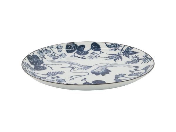 Tokyo Design Flora Japonica Plate 25cm - Crane