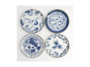 Tokyo Design Studio Flora Japonica Plate 4pc Giftset - 16cm Mixed - Gift Boxed - Made In Japan