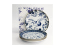 Tokyo Design Studio Flora Japonica Plate 4pc Giftset - 20cm Mixed - Gift Boxed - Made In Japan