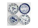 Tokyo Design Studio Flora Japonica Plate 4pc Giftset - 25cm Mixed - Gift Boxed - Made In Japan