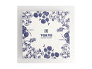 Tokyo Design Studio Flora Japonica Plate 4pc Giftset - 25cm Mixed - Gift Boxed - Made In Japan