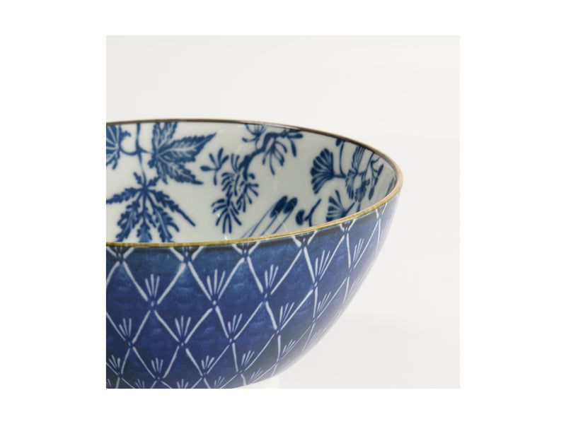 Tokyo Design Flora Japonica Sori Bowl 18x9cm - Crane