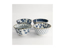 Tokyo Design Studio Flora Japonica Rice Bowl 4pc Giftset -12cm Mixed - Gift Boxed - Made In Japan