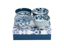 Tokyo Design Studio Flora Japonica Rice Bowl 4pc Giftset -12cm Mixed - Gift Boxed - Made In Japan