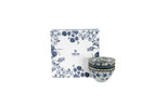 Tokyo Design Studio Flora Japonica Rice Bowl 4pc Giftset -12cm Mixed - Gift Boxed - Made In Japan