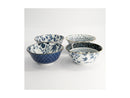 Tokyo Design Studio Flora Japonica Tayo Bowl 4pc Giftset - 15cm Mixed - Gift Boxed - Made In Japan