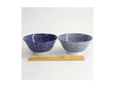 Tokyo Design Studio Nippon Blue Tayo Bowls & Chopsticks 2pc Giftset - Dot Wave - Gift Boxed - Made In Japan
