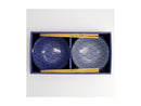 Tokyo Design Studio Nippon Blue Tayo Bowls & Chopsticks 2pc Giftset - Dot Wave - Gift Boxed - Made In Japan