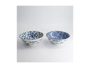 Tokyo Design Studio Tokyo Blue Bowl 2pc Giftset - 19x8cm Blue - Gift Boxed - Made In Japan