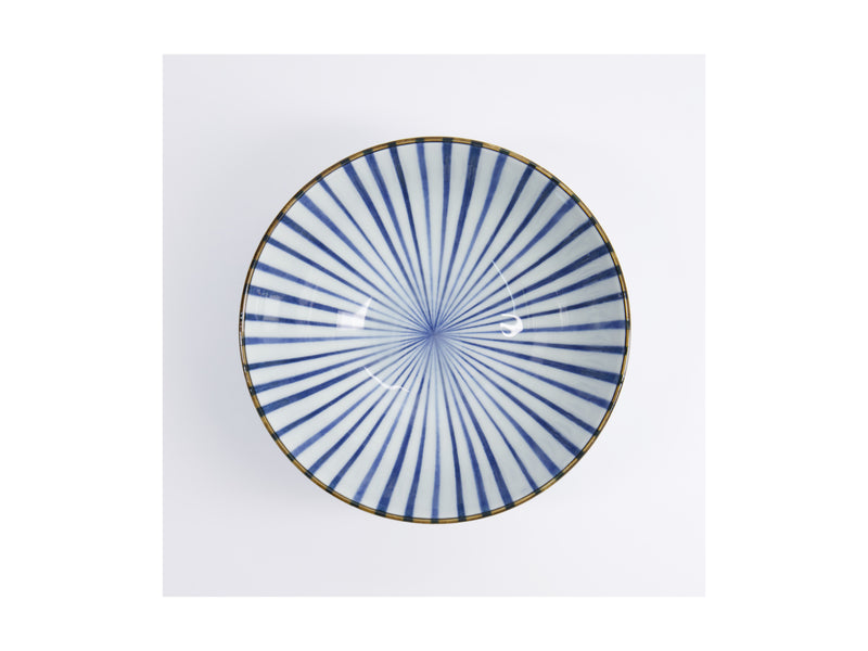 Tokyo Design  Natsu Tokusa Ramen Bowl Blue - 18x9.5cm