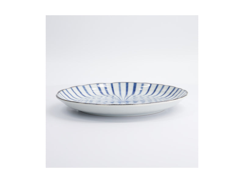 Tokyo Design Natsu Tokusa Plate Blue - 25cm