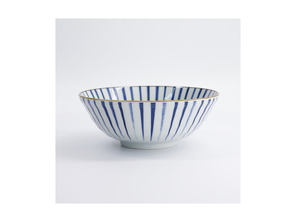 Tokyo Design  Natsu Tokusa Ramen Bowl Blue - 21x8cm