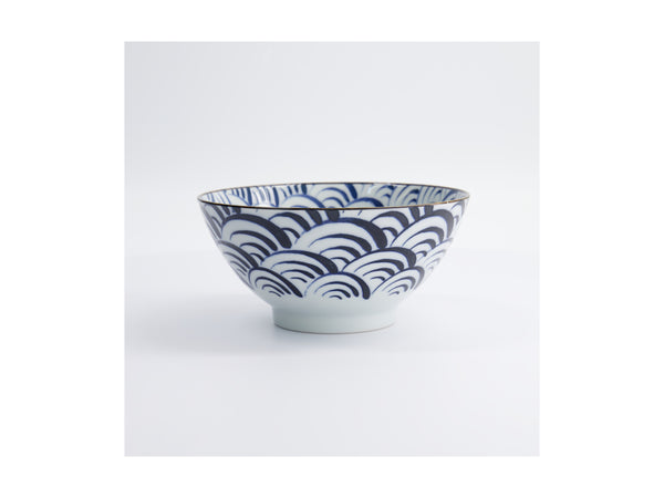 Tokyo Design Natsu Nami Ramen Bowl Blue - 18x9.5cm