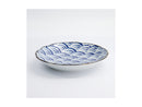 Tokyo Design Natsu Nami Plate Blue - 22cm